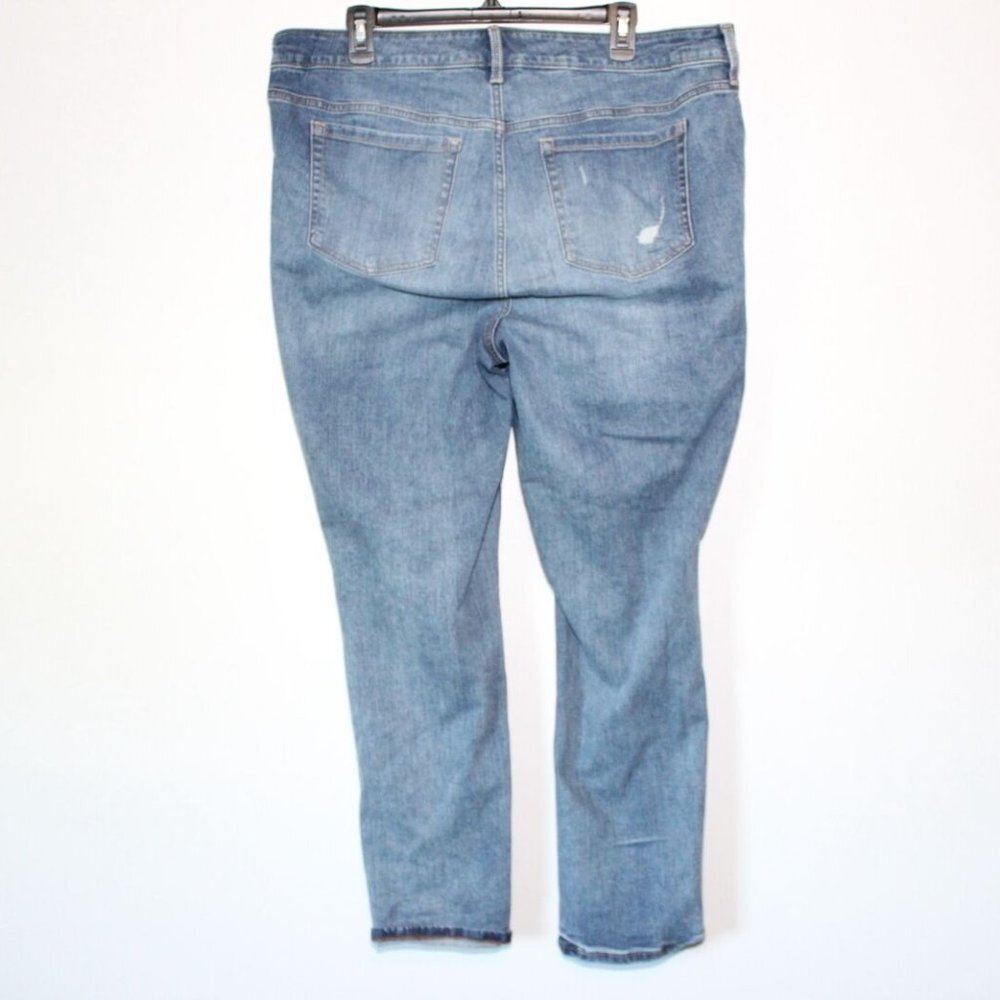 Torrid Boyfriend Straight Jean Vintage Stretch Medium Wash Plus Size 18 H13551 - Picture 7 of 10